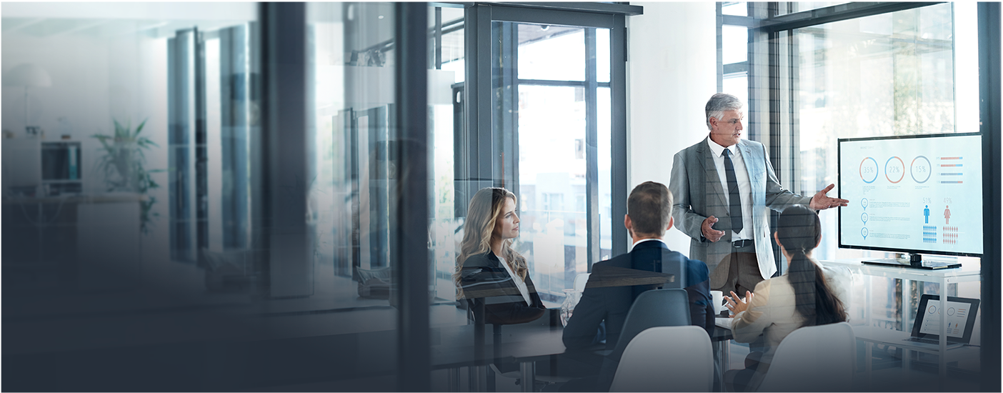 People meeting in business setting